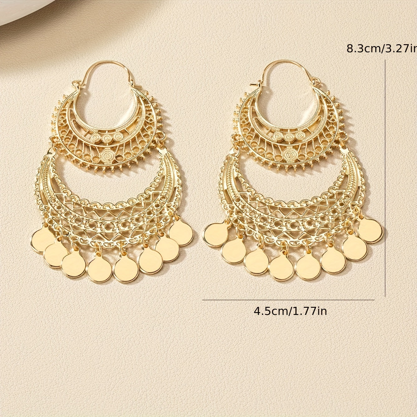 Vintage bohemian long fringed earrings