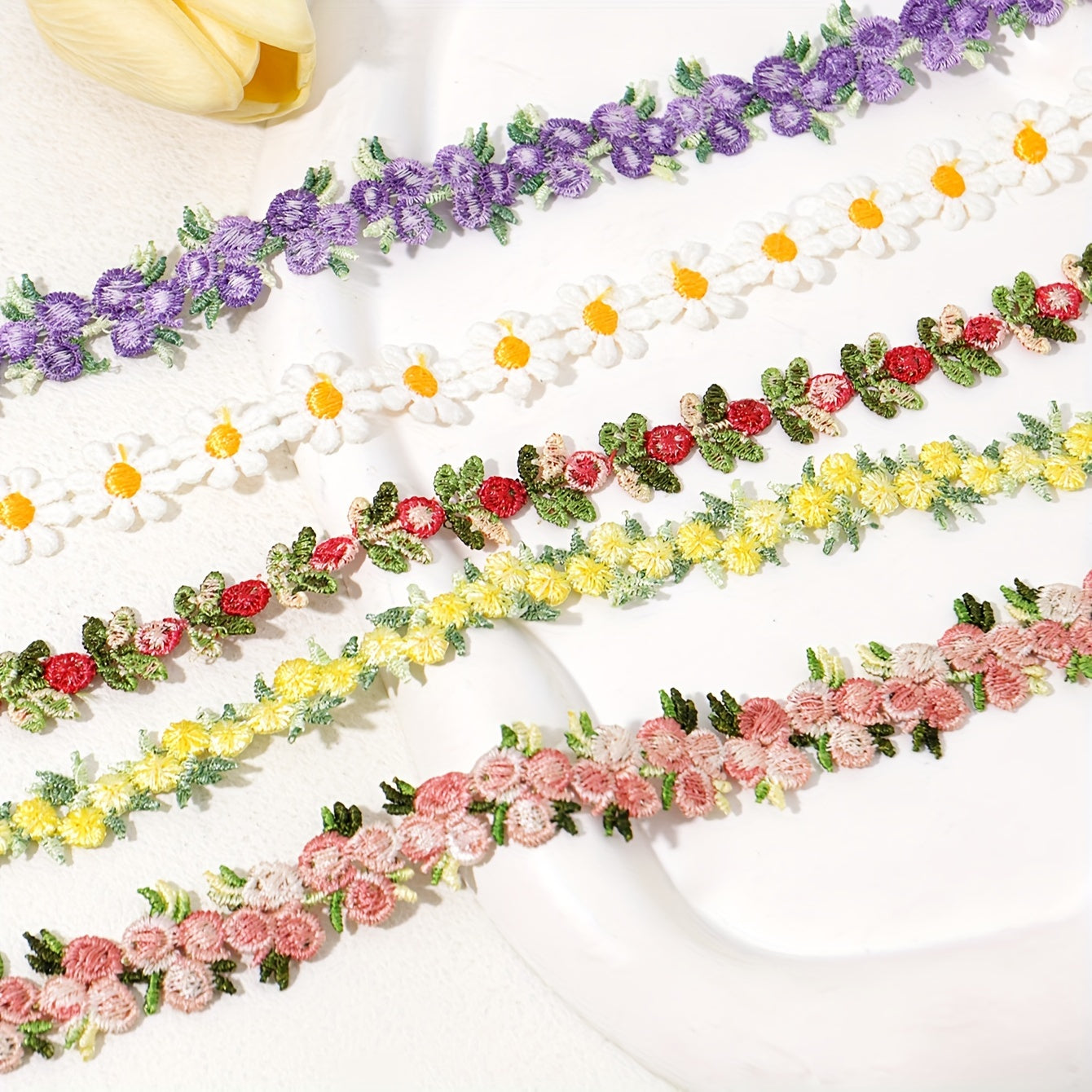 Five Bohemian Handmade Lace Braided Necklaces, Holiday Party Accessories, Ideal Gifts for Friends, Holiday Jewelry