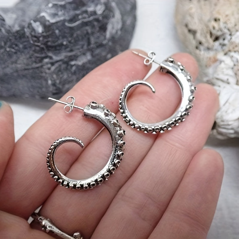 Octopus Foot Earrings Fashion Retro Octopus Claw Earrings Octopus Claw Earrings
