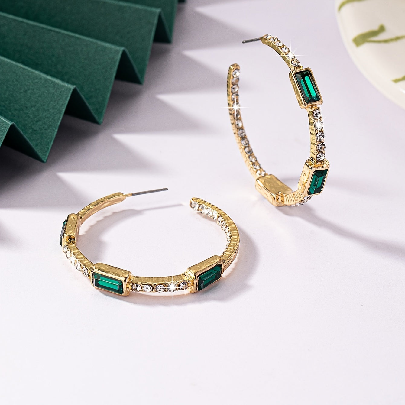 Retro Luxury Simple Everyday Versatile C-Shaped Earrings