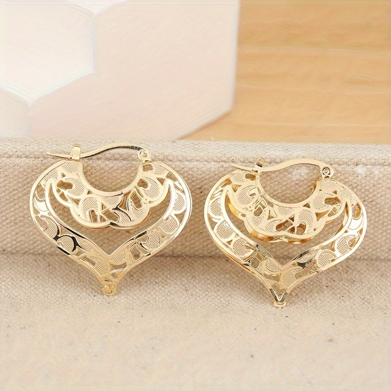 Fashion Hollow Earrings, Women's Fashion Jewelry Accessories, Wedding Birthday Gifts