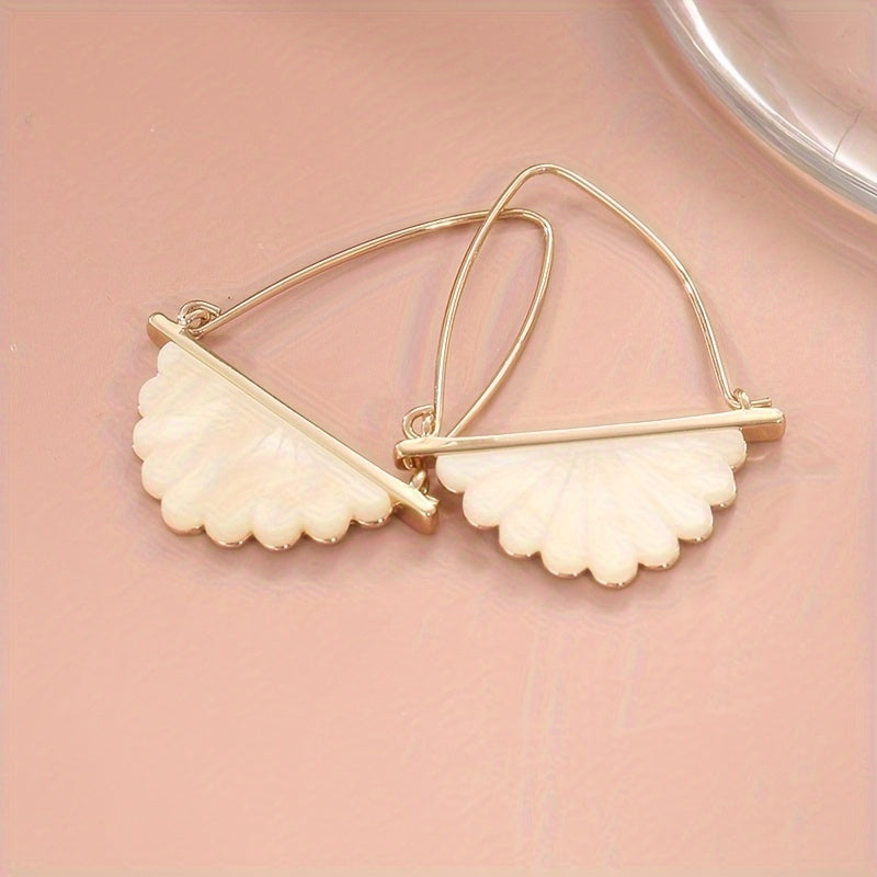 Vintage Bohemian Faux Pearl Pendant Earrings, Art Deco Bridal Wedding Earrings, Modern Bridesmaid Gifts