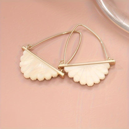 Vintage Bohemian Faux Pearl Pendant Earrings, Art Deco Bridal Wedding Earrings, Modern Bridesmaid Gifts