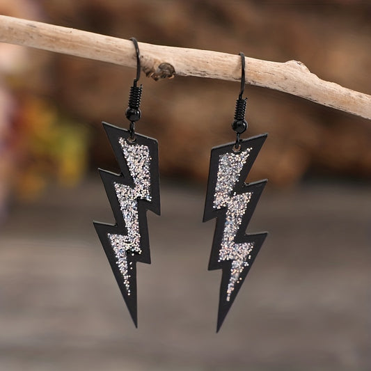 Retro pendant earrings decorated with sequins, zinc alloy jewelry, creative and personalized Women's gifts