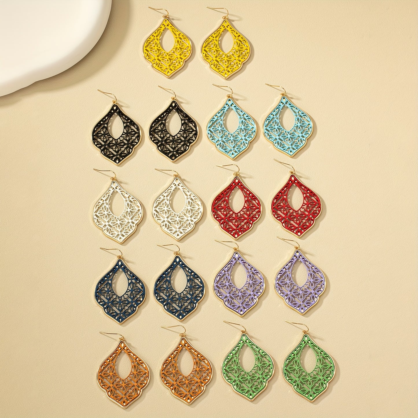 Bohemian Geometric Pendant Earrings High Jewelry Unique Ear Decoration Women's Gifts