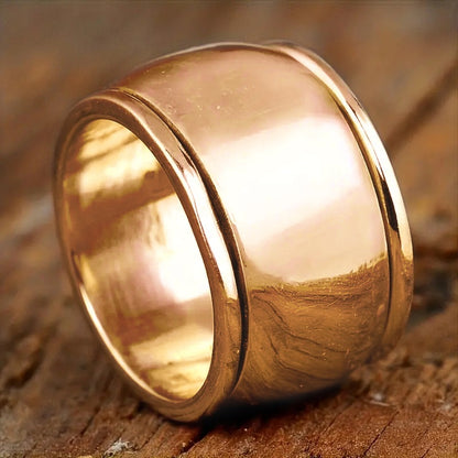 Simple design wide ring Women's daily casual fashion party ring