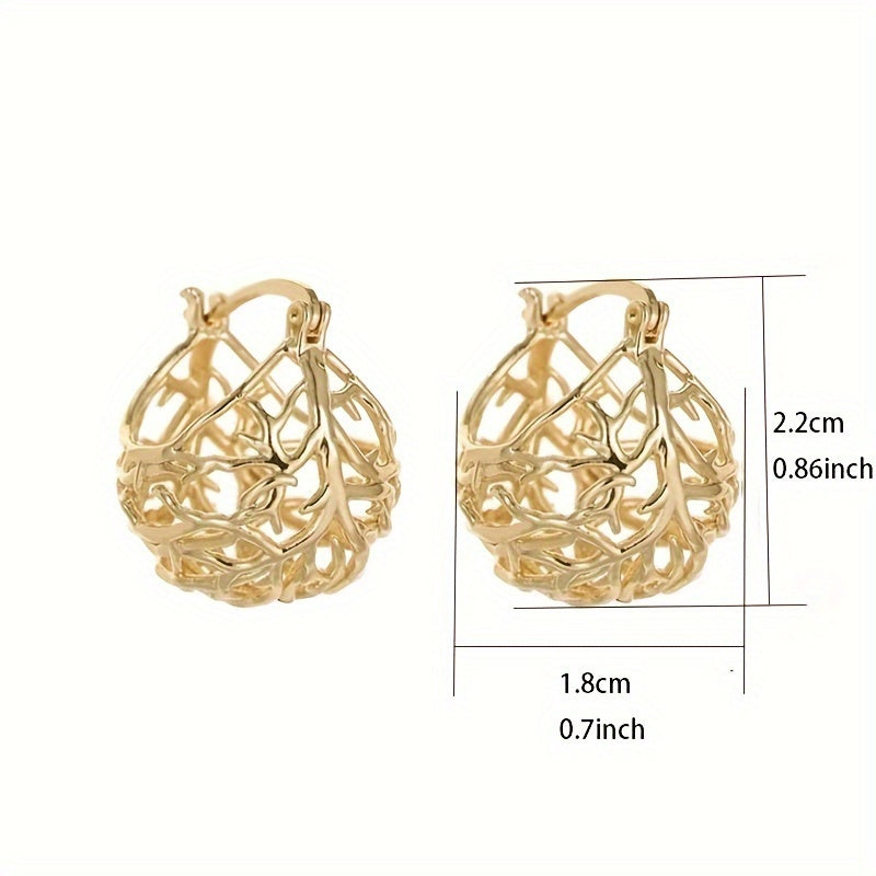 Creative Hollow Design Women's Earrings, Fashion Jewelry Earrings