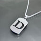 1 piece initial pendant necklace, 201 stainless steel, hollow design, non-fading, stylish punk street hip-hop accessories, unisex sweater chain