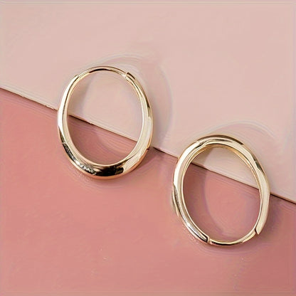 Elegant minimalist style copper earrings, suitable for women, faux gemstones, nickel-free plating, suitable for daily wear and parties, accessories for all seasons