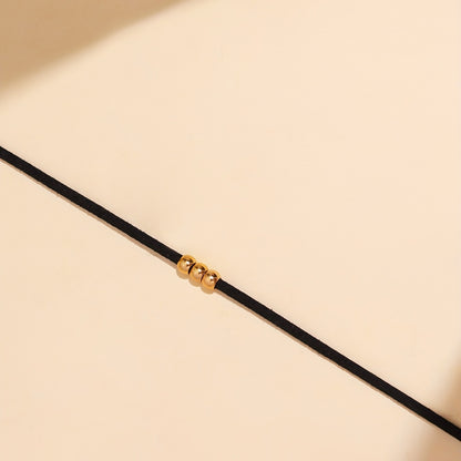 Classical style copper bead decorative necklace, ladies party jewelry gift, neck jewelry gift