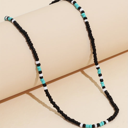 Bohemian Bead Necklace Holiday Style Neck Gifts Holiday Accessories