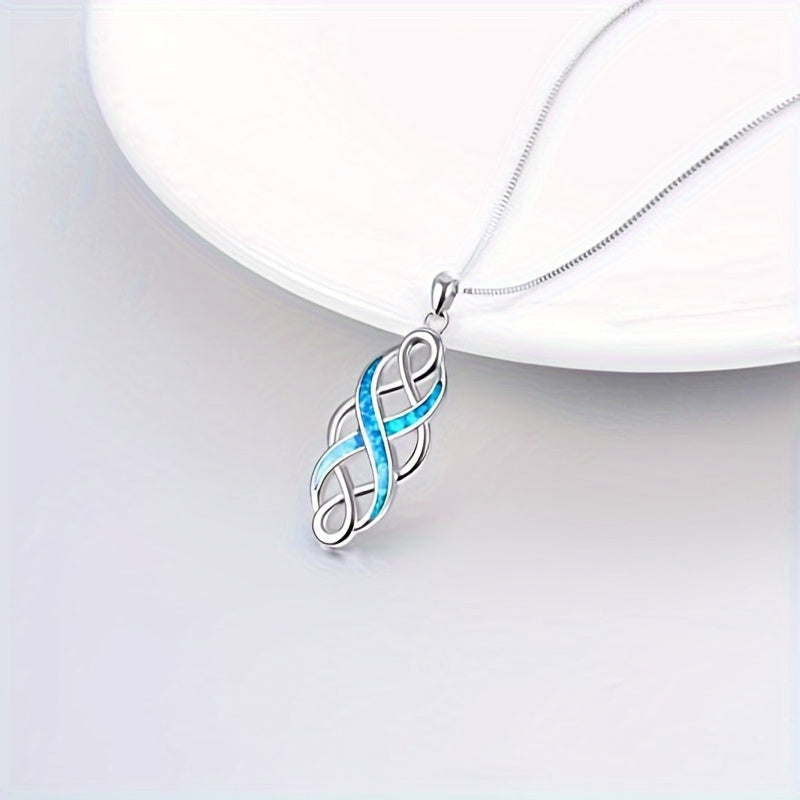 Elegant Celtic Knot Infinity Pendant Necklace - Fashion Copper Bridal & Casual Women's Accessories