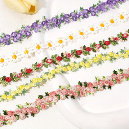 Five Bohemian Handmade Lace Braided Necklaces, Holiday Party Accessories, Ideal Gifts for Friends, Holiday Jewelry