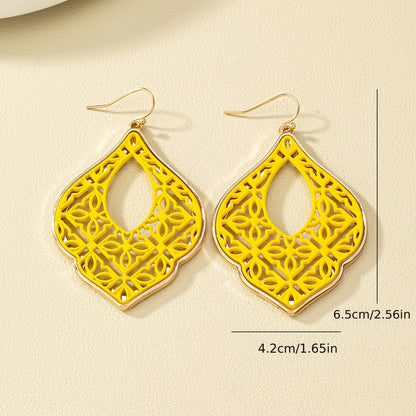 Bohemian Geometric Pendant Earrings High Jewelry Unique Ear Decoration Women's Gifts