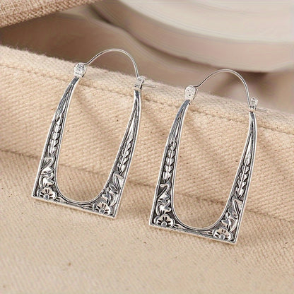 Women's Minimalist Bohemian Ethnic Style Zinc Alloy Silver Plated Earrings
