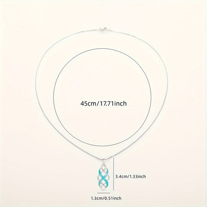 Elegant Celtic Knot Infinity Pendant Necklace - Fashion Copper Bridal & Casual Women's Accessories