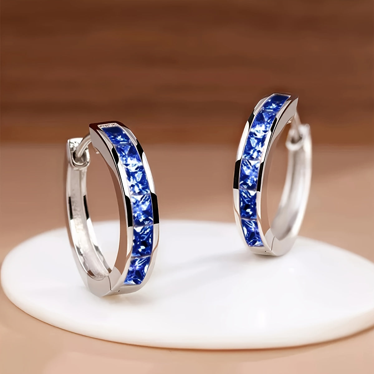 Elegant Ladies Earrings with Sparkling Cubic Zirconia - Nickel Free Copper for Everyday Wear and Parties in a Variety of Colors