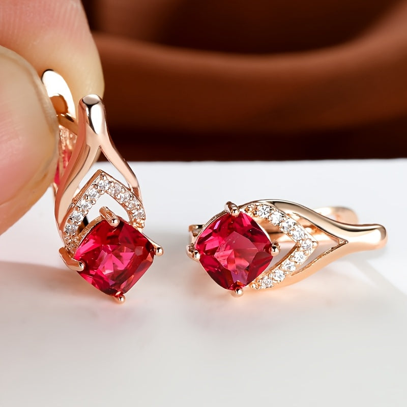 A pair of retro elegant ladies fishtail string pearl earrings stylish and versatile earrings.