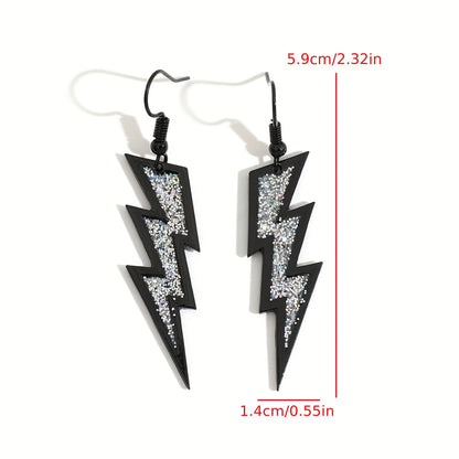 Retro pendant earrings decorated with sequins, zinc alloy jewelry, creative and personalized Women's gifts