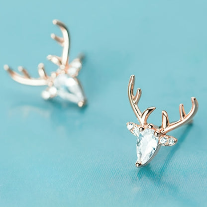 Stylish and cute antler Christmas earrings for parties, gifts, Casual Attire and elegant casual wear