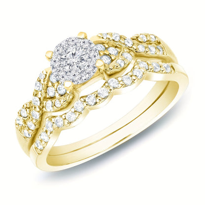 2-Pack Fashion Luxury Ladies Zirconia Ring Elegant Bridal Wedding Engagement Wedding Party Everyday Casual Wear Timeless Ring