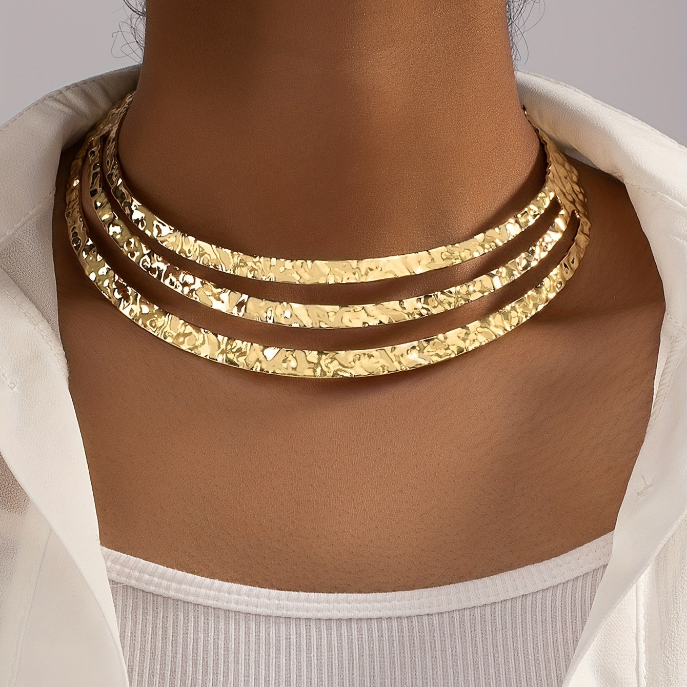 14K Gold Plated Alloy Minimalist Necklace
