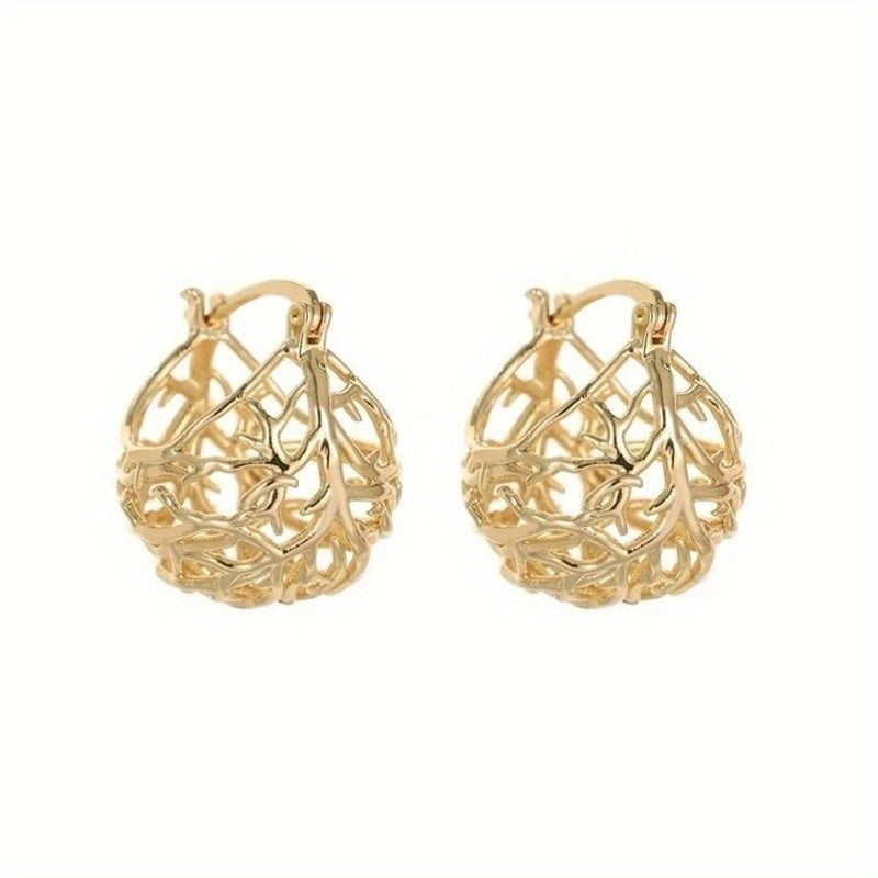 Creative Hollow Design Women's Earrings, Fashion Jewelry Earrings