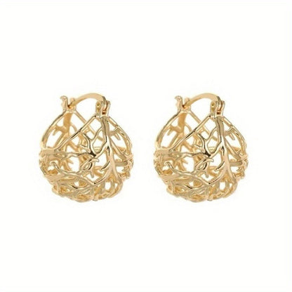 Creative Hollow Design Women's Earrings, Fashion Jewelry Earrings