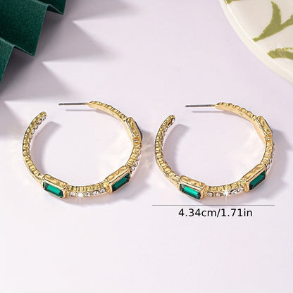 Retro Luxury Simple Everyday Versatile C-Shaped Earrings