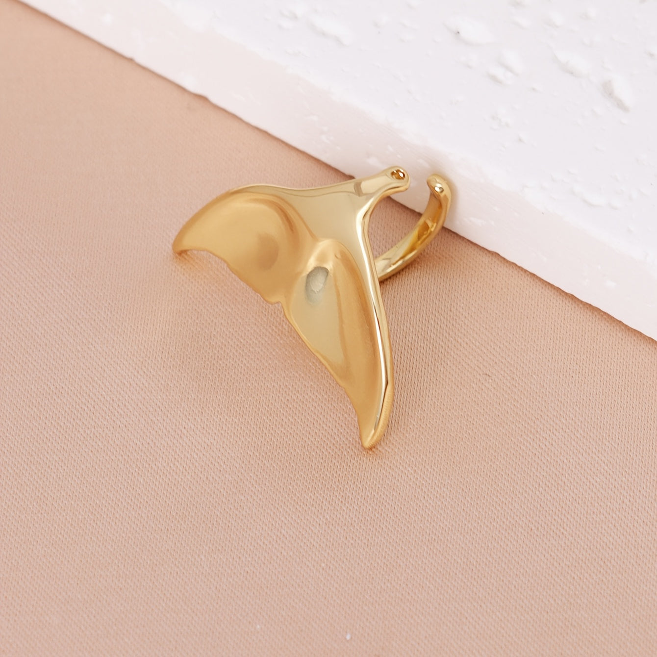 Ladies' Elegant Mermaid Tail Earrings - Vintage Copper Jewelry for Casual Attire and Music Festivals