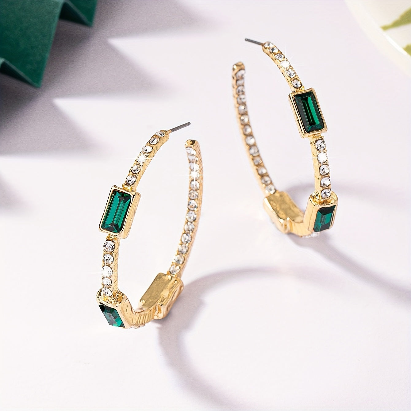 Retro Luxury Simple Everyday Versatile C-Shaped Earrings