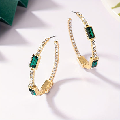 Retro Luxury Simple Everyday Versatile C-Shaped Earrings