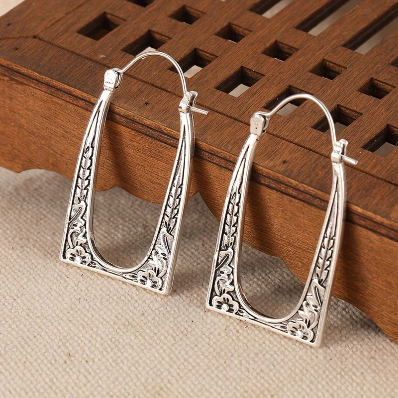 Women's Minimalist Bohemian Ethnic Style Zinc Alloy Silver Plated Earrings