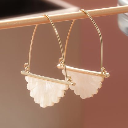 Vintage Bohemian Faux Pearl Pendant Earrings, Art Deco Bridal Wedding Earrings, Modern Bridesmaid Gifts