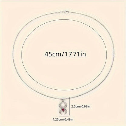 Unisex Gothic Spider Pendant Necklace, Synthetic Black Zircon Inlay, Punk Animal Themed Jewelry for Everyday and Party Wear, Copper Plating, Halloween Accessories - Single Item