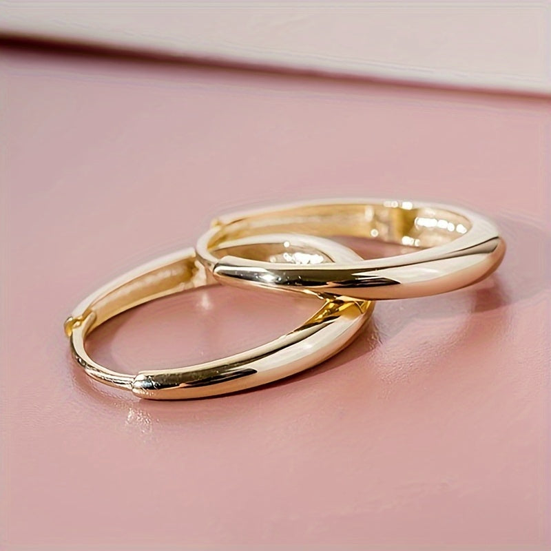 Elegant minimalist style copper earrings, suitable for women, faux gemstones, nickel-free plating, suitable for daily wear and parties, accessories for all seasons