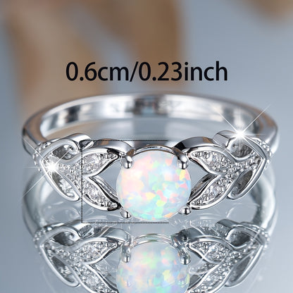 The Bohemian woman created a gem engagement ring for a summer wedding, perfect for proposing marriage.