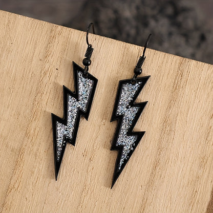 Retro pendant earrings decorated with sequins, zinc alloy jewelry, creative and personalized Women's gifts