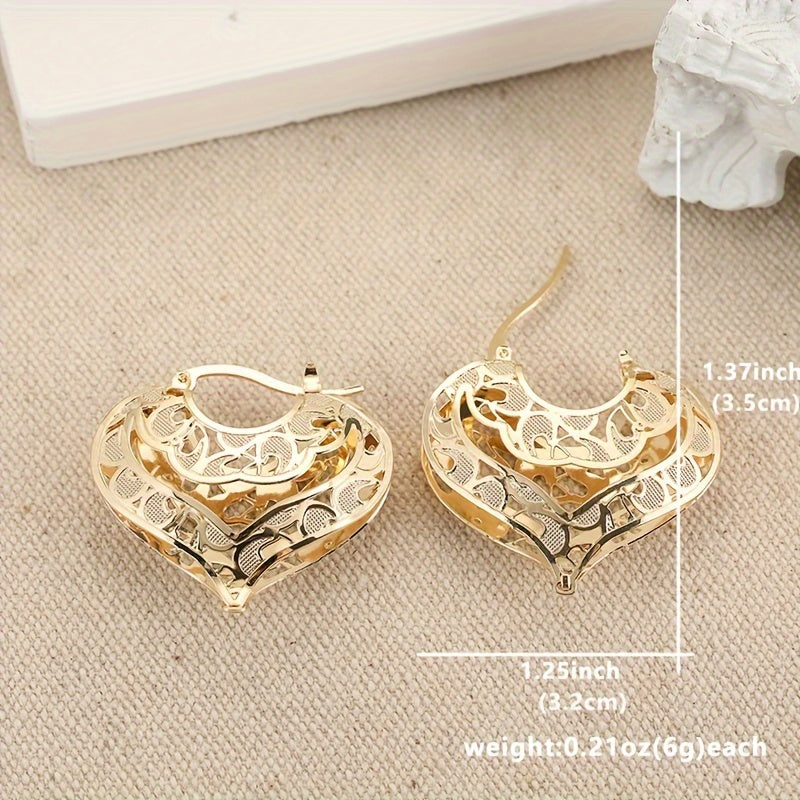 Fashion Hollow Earrings, Women's Fashion Jewelry Accessories, Wedding Birthday Gifts